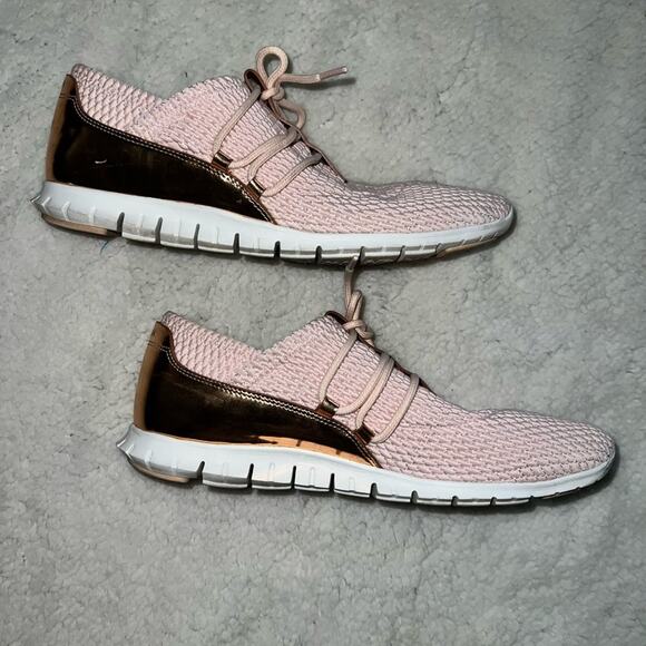 Cole Haan ZeroGrand Pink Quilted Sneakers - size 8.5 - Picture 1 of 7